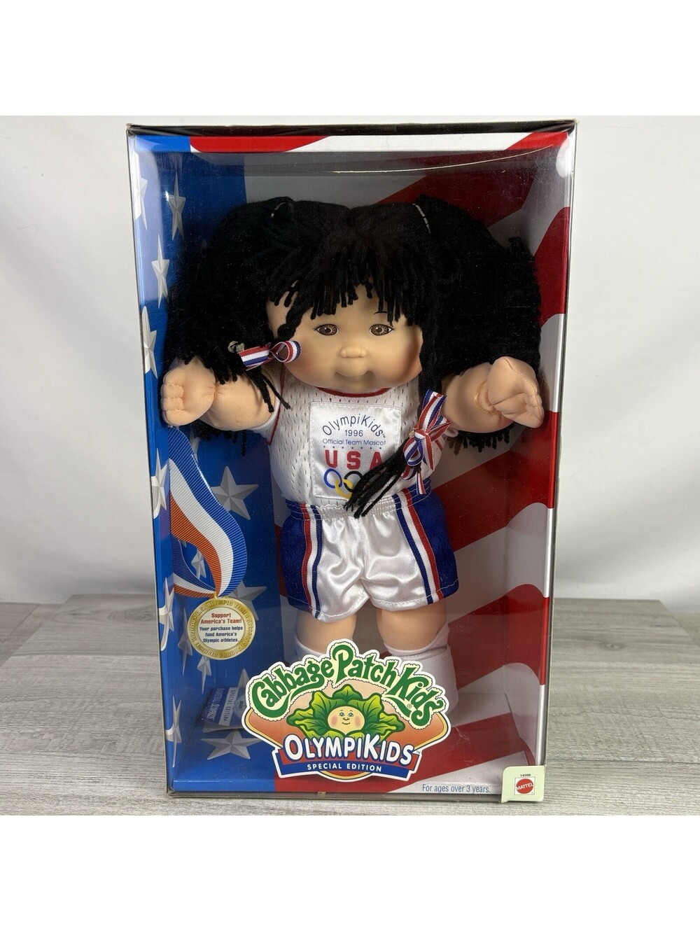 1996 Cabbage Patch OlympiKids Stephanie Fawn Basketball NIB USA Olympics Mattel